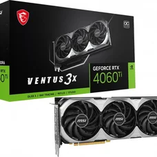 Відеокарта GF RTX 4060 Ti 8GB GDDR6 Ventus 3X OC MSI (GeForce RTX 4060 Ti VENTUS 3X 8G OC)