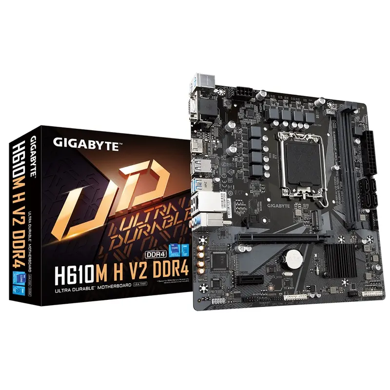 Материнська плата Gigabyte H610M H V2 DDR4 Socket 1700