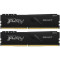 Модуль пам`ятi DDR4 2x32GB/3200 Kingston Fury Beast Black (KF432C16BBK2/64)