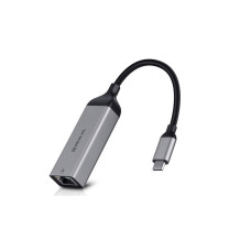 Адаптер REAL-EL CE-150 USB Type-C - RJ45 (M/F), 0.1 м, Black (EL123110004)