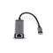 Адаптер REAL-EL CE-150 USB Type-C - RJ45 (M/F), 0.1 м, Black (EL123110004)
