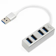 Концентратор USB Frime 4хUSB3.0 Silver (FH-30520)
