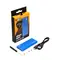 Зовнішня кишеня Frime M.2 NGFF SATA, USB 3.0, Metal, Blue (FHE202.M2U30)