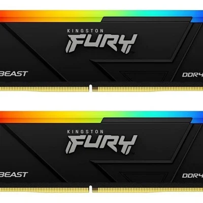 Модуль пам`яті DDR4 2x8GB/3600 Kingston Fury Beast RGB (KF436C17BB2AK2/16)
