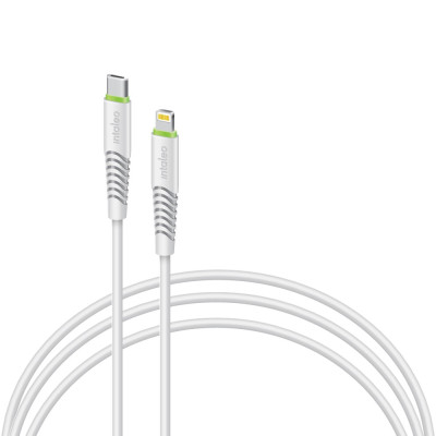 Кабель Intaleo CBFLEXTL0 USB Type-C - Lightning (M/M), 0.2 м, White (1283126580024)