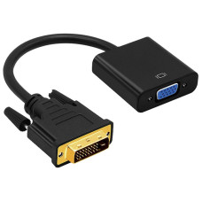 Адаптер Voltronic VGA - DVI (F/M), 0.1 м, Black (YT-C-DVI-(M)/VGA(F)/12138)