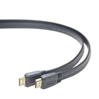 Кабель Cablexpert HDMI - HDMI V 2.0 (M/M), плоский, 1.8 м, чорний (CC-HDMI4F-6) пакет Кабель Cablexpert HDMI - HDMI V 2.0 (M/M), плоский, 1.8 м, чорний (CC-HDMI4F-6) пакет
