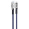 Кабель ColorWay USB - USB Type-C (M/M), 2.4 А, 1 м, Blue (CW-CBUC012-BL)