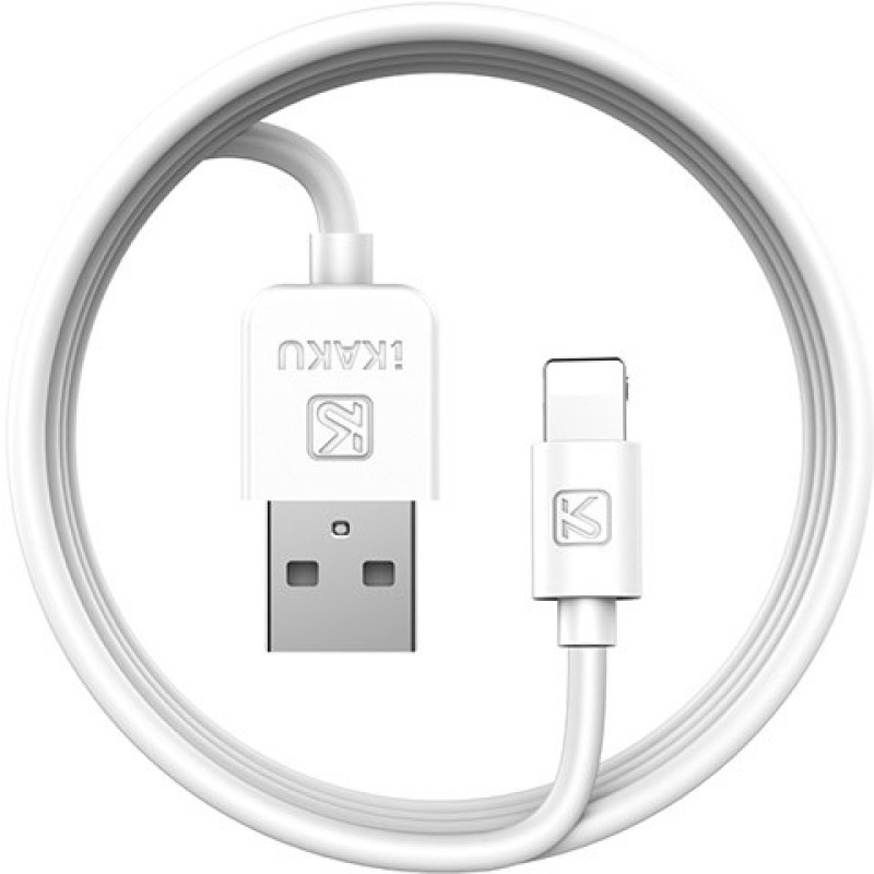 Кабель iKaku Suchang USB - Lightning (M/M), 2.4 A, 1 м, White (KSC-060/18951)