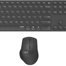 Комплект (клавіатура, мишка) бездротовий Rapoo 9800M Wireless Dark Grey