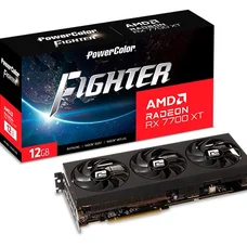 Відеокарта AMD Radeon RX 7700 XT 12GB GDDR6 Fighter PowerColor (RX 7700 XT 12G-F/OC)