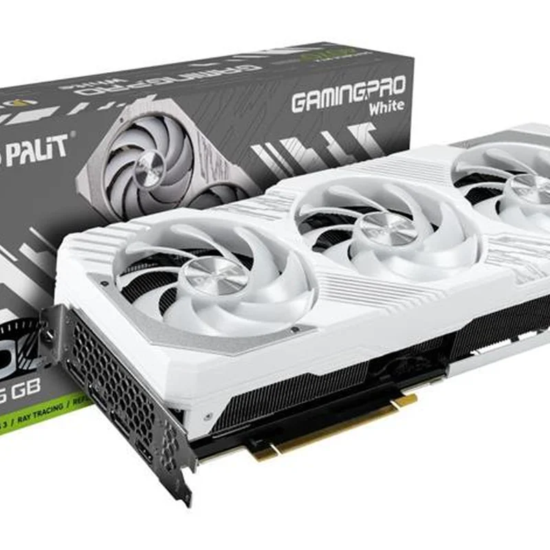 Відеокарта GF RTX 4070 Ti Super 16GB GDDR6X GamingPro White OC Palit (NED47TST19T2-1043W)
