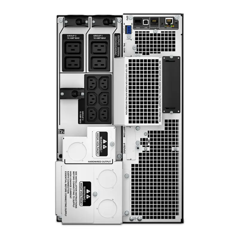 Джерело безперебійного живлення APC Smart-UPS SRT 10000VA, On-line, 10 х IEC, RJ-45, USB, металл (SRT10KXLI) Джерело безперебійного живлення APC Smart-UPS SRT 10000VA, On-line, 10 х IEC, RJ-45, USB, металл (SRT10KXLI)