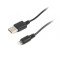 Кабель Cablexpert USB - Lightning (M/M), 1 м, Black (CC-USB2-AMLM-1M)