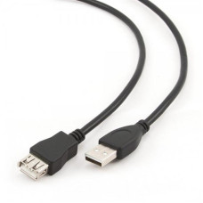 Кабель Cablexpert (CCP-USB2-AMAF-15C) USB2.0(М) - USB2.0(F), Premium, чорний, 4.5 м