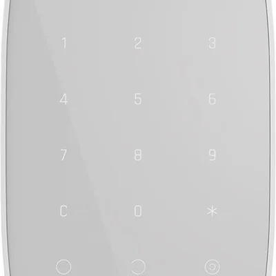 Бездротова сенсорна клавіатура Ajax KeyPad White (8706.12.WH1/38249.12.WH1)