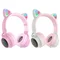 Bluetooth-гарнітура Hoco W27 Cat Ear Grey/Pink (W27GP)