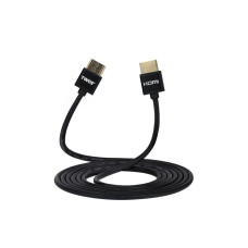 Кабель 2E Ultra Slim HDMI - HDMI V 2.0 (M/M), 2 м, чорний (2EW-1119-2m)