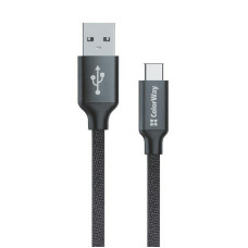 Кабель ColorWay USB - USB Type-C (M/M), 1 м, Black (CW-CBUC003-BK)