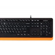 Комплект (клавіатура, миша) A4Tech F1010 Black/Orange USB
