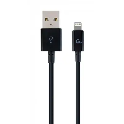 Cablexpert USB - Lightning (M/M), преміум, 1 м, чорний (CC-USB2P-AMLM-1M) Cablexpert USB - Lightning (M/M), преміум, 1 м, чорний (CC-USB2P-AMLM-1M)