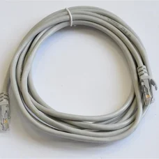 Патч-корд литий, UTP, RJ45, Cat.5e, 3m, сірий
