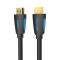 Кабель Vention HDMI - HDMI V 2.0 (M/M), 2 м, чорний (VAA-M02-B200)