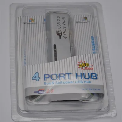 Концентратор USB2.0 Atcom TD4010 Grey (11446) 4хUSB2.0