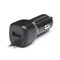 Автомобільний зарядний пристрій REAL-EL CA-17 (2USB, 2.1A) Black + кабель Lightning