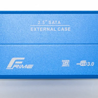 Зовнішня кишеня Frime SATA HDD/SSD 2.5", USB 3.0, Metal, Blue (FHE22.25U30)
