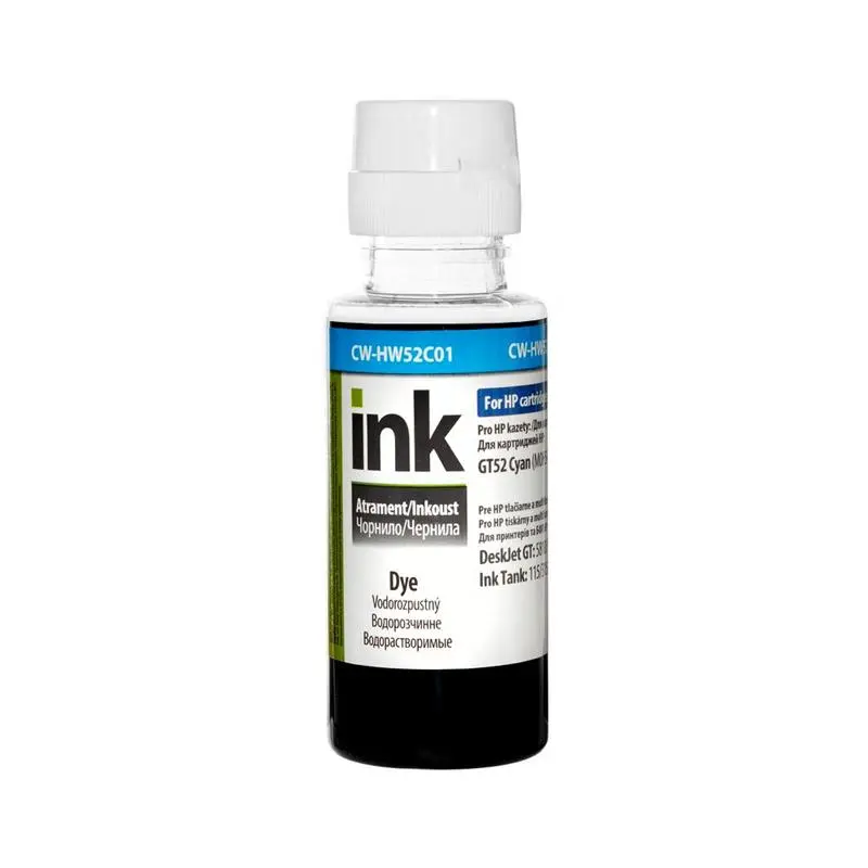 Чорнило CW HP Ink Tank 115/315/415 (Cyan) (CW-HW52C01) 100мл Чорнило CW HP Ink Tank 115/315/415 (Cyan) (CW-HW52C01) 100мл