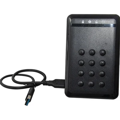 Зовнішня кишеня Frime SATA HDD/SSD 2.5 ", USB3.0, з функцією шифрування даних, Black (FHEE10025U30)