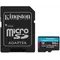 Карта пам`яті MicroSDXC 64GB UHS-I/U3 Class 10 Kingston Canvas Go! Plus R170/W70MB/s + SD-адаптер (SDCG3/64GB)
