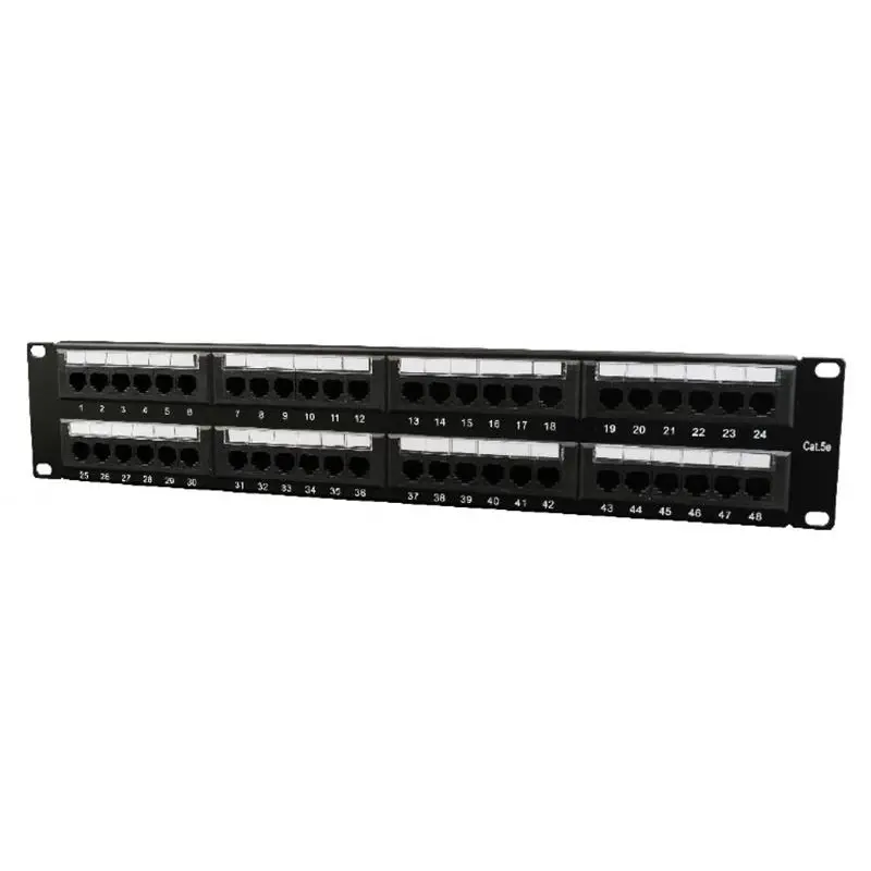 Патч-панель Cablexpert (NPP-C548CM-001) 19" 48 портів, UTP, cat.5e Патч-панель Cablexpert (NPP-C548CM-001) 19" 48 портів, UTP, cat.5e