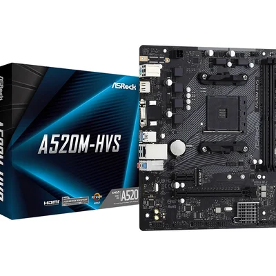 Материнська плата ASRock A520M-HVS Socket AM4