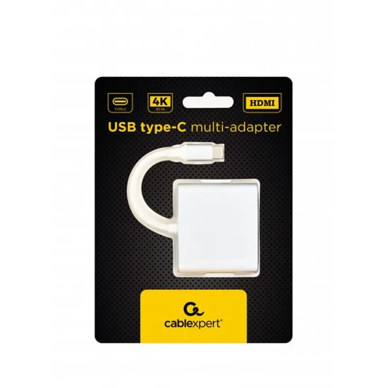 Адаптер Cablexpert (A-CM-HDMIF-02-SV) USB-C - HDMI/USB/USB-C Адаптер Cablexpert (A-CM-HDMIF-02-SV) USB-C - HDMI/USB/USB-C