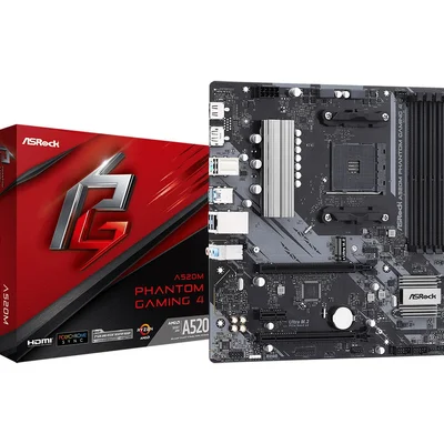 Материнська плата ASRock A520M Phantom Gaming 4 Socket AM4