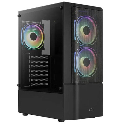 Корпус AeroCool Quantum Mesh-G-BK-v2 (ACCM-PV31033.11) Black без БЖ