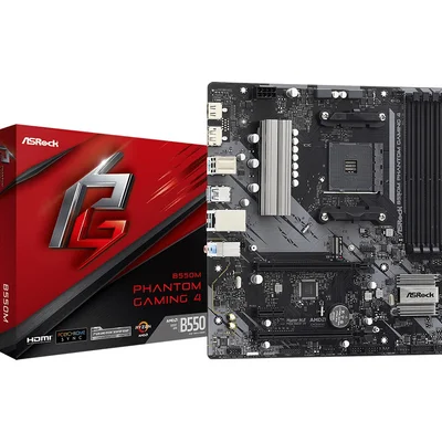 Материнська плата ASRock B550M Phantom Gaming 4 Socket AM4