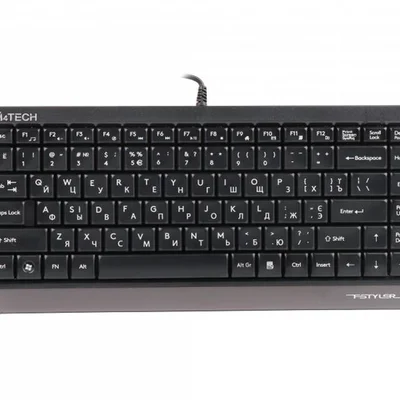 Клавіатура A4Tech FK11 Ukr Grey