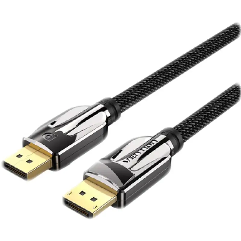 Кабель Vention DisplayPort - DisplayPort (M/M), 3 м, v1.4, чорний (HCABI) Кабель Vention DisplayPort - DisplayPort (M/M), 3 м, v1.4, чорний (HCABI)