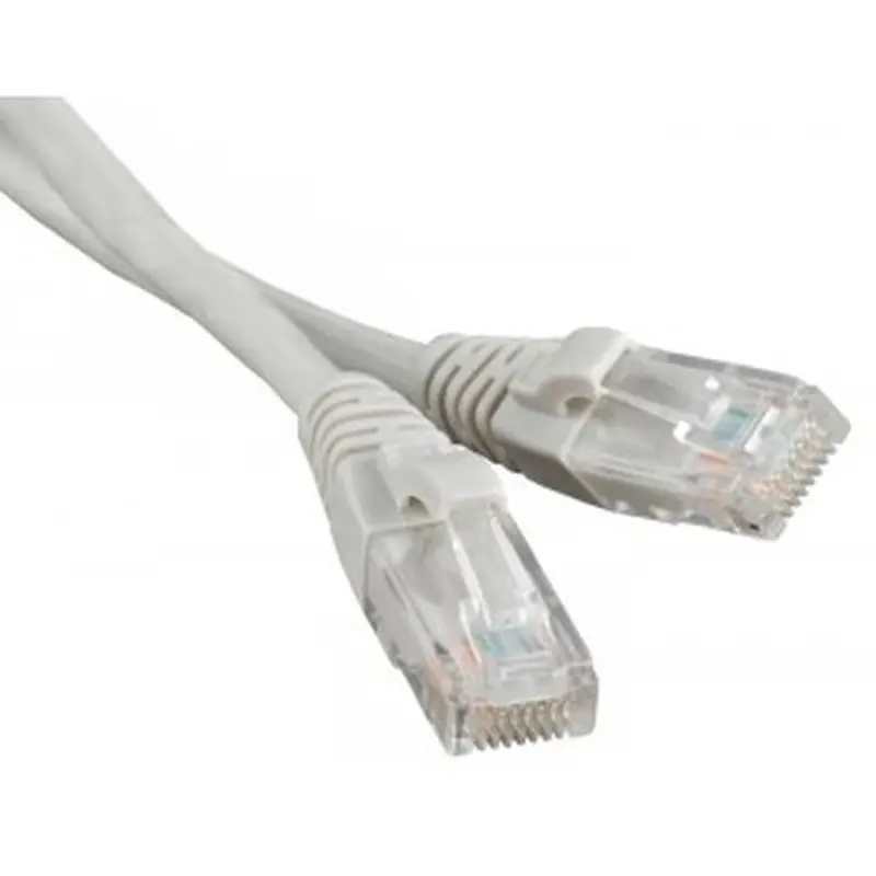 Патч-корд литий, UTP, RJ45, Cat.5e, 5m, сірий Патч-корд литий, UTP, RJ45, Cat.5e, 5m, сірий