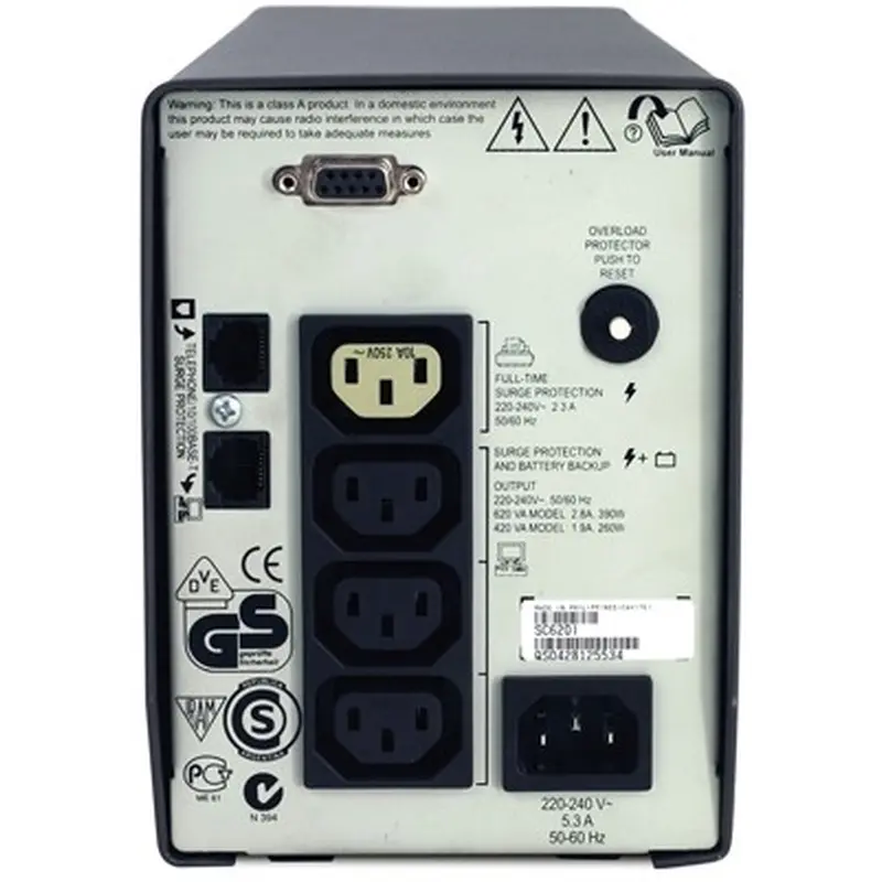 Джерело безперебійного живлення APC Smart-UPS 620VA (SC620I) Джерело безперебійного живлення APC Smart-UPS 620VA (SC620I)