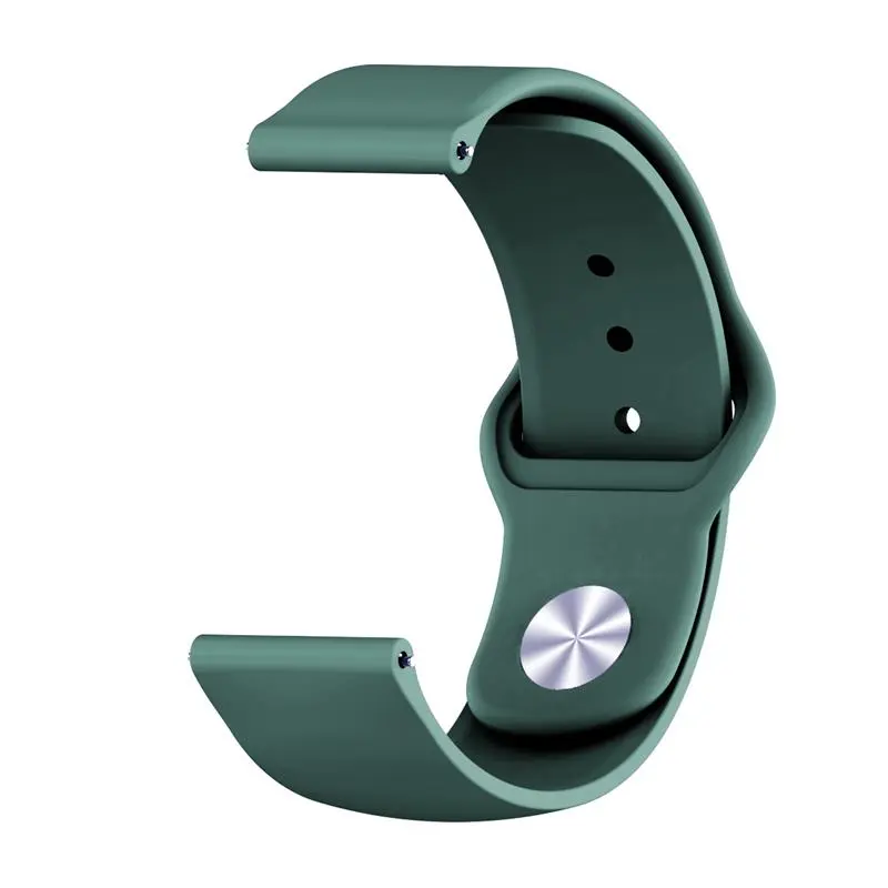Силіконовий ремінець BeCover для Xiaomi iMi KW66/Mi Watch Color/Haylou LS01/Watch S1 Active Dark-Green (706366) Силіконовий ремінець BeCover для Xiaomi iMi KW66/Mi Watch Color/Haylou LS01/Watch S1 Active Dark-Green (706366)