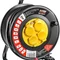 Подовжувач на котушці Stark CRP 1525-P (242000001) 4 розетки, 25 м, чорний