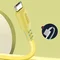 Кабель ColorWay USB - micro USB (M/M), soft silicone, 2.4 А, 1 м, Yellow (CW-CBUM043-Y)
