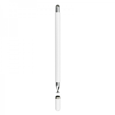 Стілус універсальний Goojodoq 2 в 1 Capacitive Drawing Point Ball White (1005001792837306W)