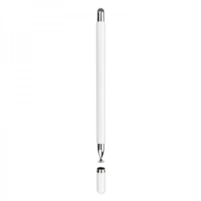 Стілус універсальний Goojodoq 2 в 1 Capacitive Drawing Point Ball White (1005001792837306W)