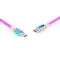 Кабель REAL-EL Premium USB Type-C - USB Type-C (M/M), 1 м, Rainbow (EL123500053)