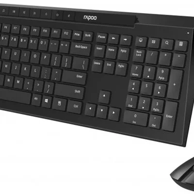 Комплект (клавіатура, мишка) Rapoo 8210M Wireless Black
